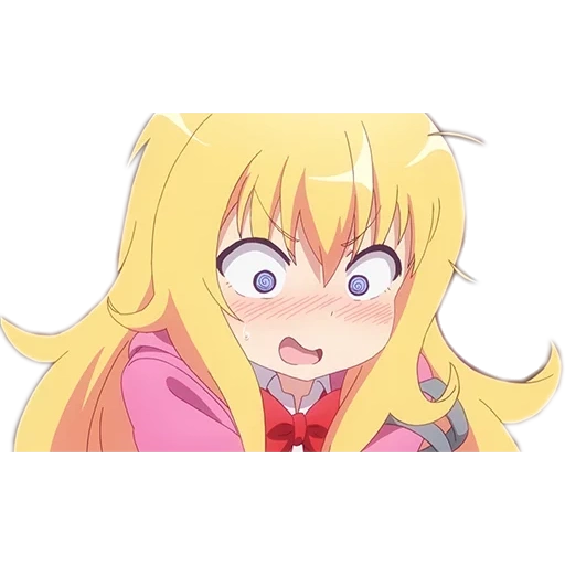 animation, animation meme, cartoon character, gabriel dropout anime, lazy gabriel