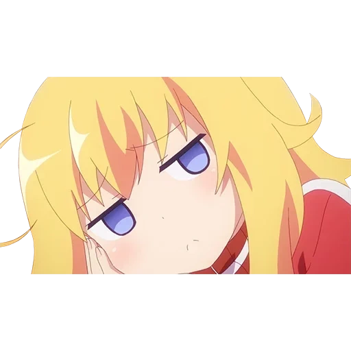 cartoon cute, funny animation, gabriel dropout, cartoon character, gabriel dropout anime