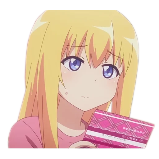 personaggio di anime, gabriel white tianma, anime di gabriel dropout, gabriel white tima interna, gabriel white schermo di tamar