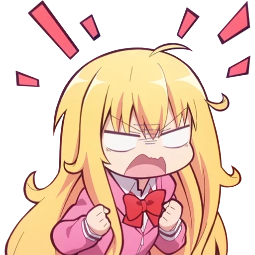 anime emotion, anime rage, gabriel dropout, anime tag emotion, gabriel droput gabriel