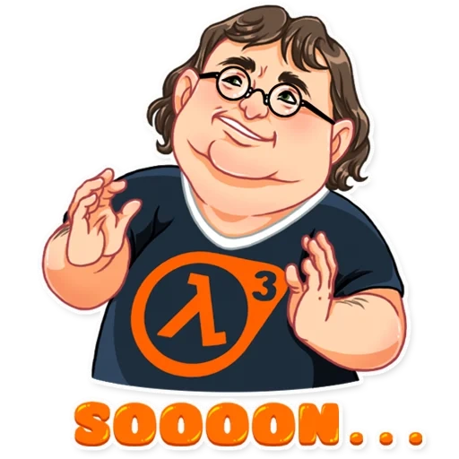 gabe, gabe newell, gabe newell art