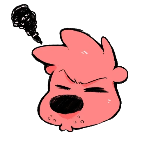 animation, pig, evil little pig, the angry pig, sad pig