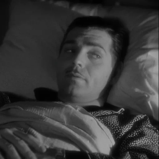 hombre, claudette, 1955 película alienígena, gif clarke gable se ríe, perdió la película de soul island 1932