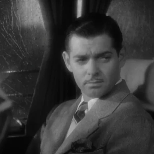 male, clark gable, chow clark gable, one night in 1959, it happened one night