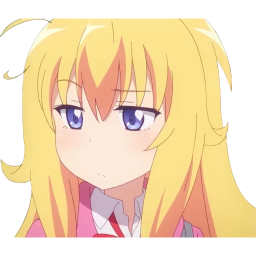animation, cartoon characters, gabriel dropout, gabriel white tamar screen, gabriel white tenma screen