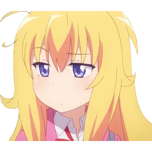 anime, karakter anime, gabriel dropout, layar gabriel white tamma, layar gabriel white tenma