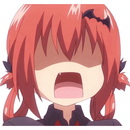 setan, setan red cliff, sasania kurumize, gabriel dropout satania chibi, setan sasania mcdowell kurumize