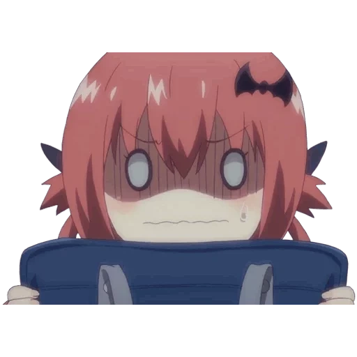 anime, anime tertawa, anime collection, karakter anime, gabriel dropout satania chibi