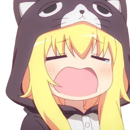 anime neko, animation outside sichuan, gabriel dropout, lazy gabriel, gabriel's absurd face of dropping out of school