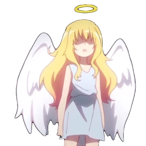 dropout gabriel, anime gabriel angel, anime dropout gabriel, gabriel melempar sekolah malaikat, anime gabriel melempar sekolah malaikat