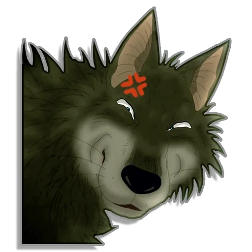 lupo, le orecchie del lupo, lupi jiro, ha preso un lupo, night storm cartoon 2005
