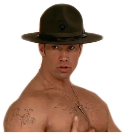 human, the male, billy herrington hat