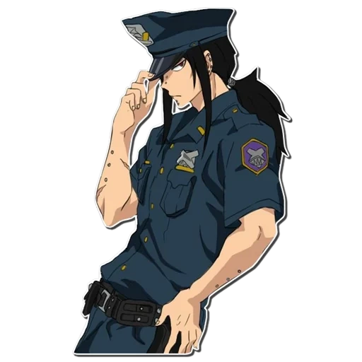полицейский арт, итачи полицейский, аниме полицейский, рин мацуока полицейский, джонатан полицейский аниме