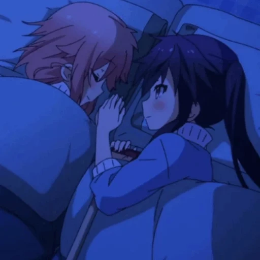 anime, anime mignon, gakkou gurashi, couples mignons d'anime, sweet dream anime