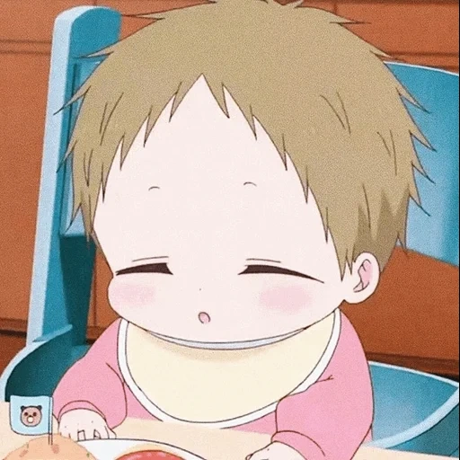 la figura, kotaro baby, anime baby, personaggio di anime, kotaro scuola babysitter