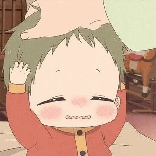 cartoon cute, anime baby, cartoon character, kotaro's school nanny, cute cartoon boy