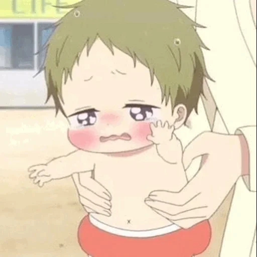 image, bébé anime, personnages d'anime, babysitters gakuen, gakuen babysitters kotaro
