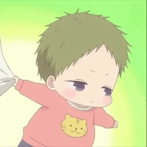 figure, kashima kotaro, cartoon character, kotaro school nanny, baby ruyi of animation school-chen