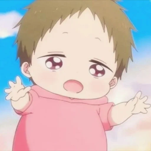 image, enfants anime, kotaro anime bébé, nannies scolaires kotaro, avatars des nounous scolaires