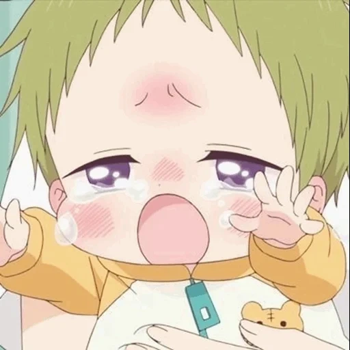 o anime é engraçado, kotaro kashima, anime baby, nannies da escola kotaro, gakuen babysitters kotaro