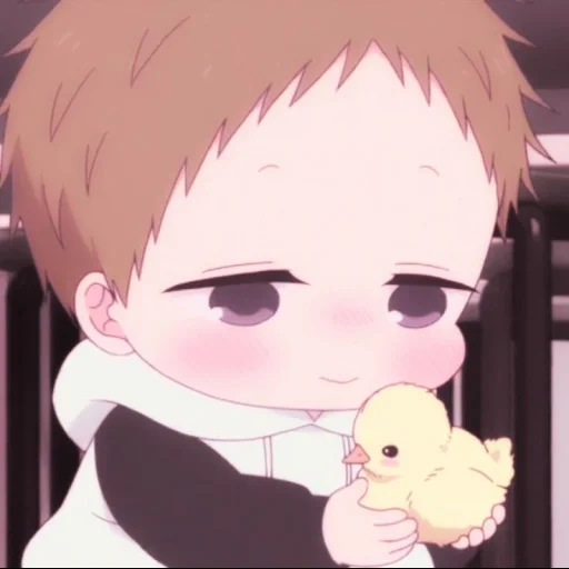 abb, anime charaktere, schule babysitter anime, kindermädchen in der schule von otaro, cute anime boy