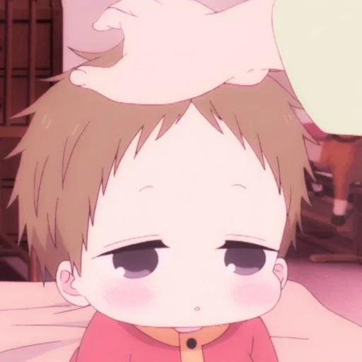 foto, linda anime, kotaro baby, babás de gakuen, nannies da escola de kotaro