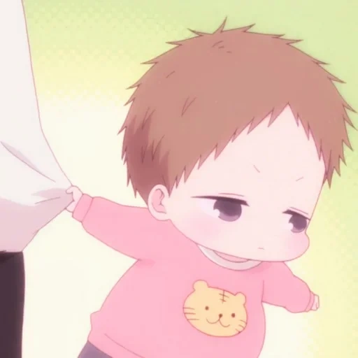 figure, anime baby, cartoon character, cartoon cute pattern, gakuen babysitters boku