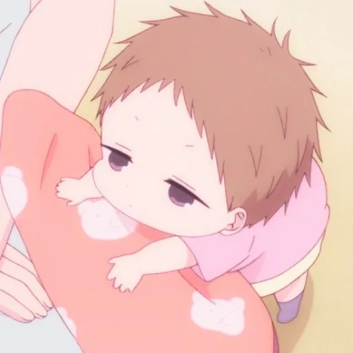 children, cartoon cute, anime baby, simple animation, gakuen babysitters