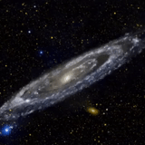 la voie lactée, la galaxie d'andromède, la voie lactée, la galaxie de la nébuleuse d'andromède, galaxie spirale de la voie lactée