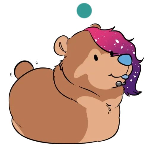 eixo, animação, urso, urso de fundo, animal urso