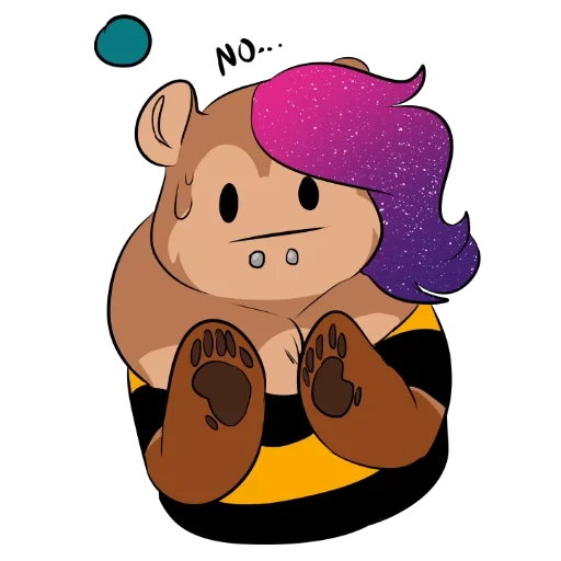 animação, bravstas, brawl stars, art brawl stars, palavra de urso