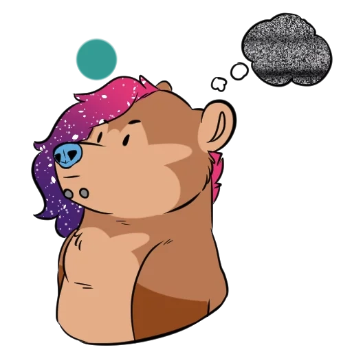 animação, urso, urso fofo