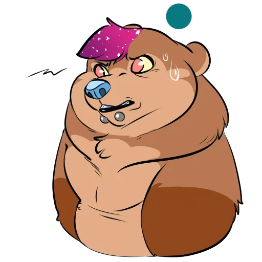 animação, urso, urso de fundo, animal urso, animal personagem