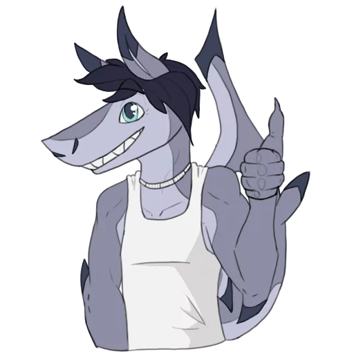 wolf, tam beast, ferson wolf, fuli shark boy, colarix furry shark