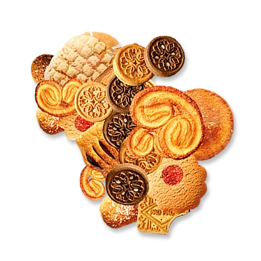 galleta, galletas surtidas, galletas de azúcar, galletas dulces sloboda mulya belleza, fórmula de cookies para ventas de éxito 350 gramos morozov
