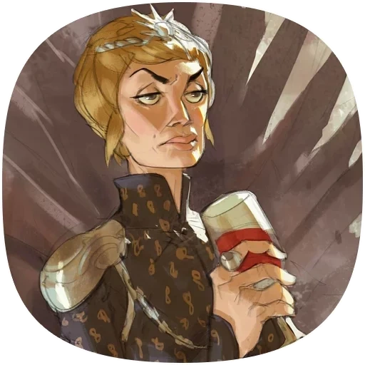 mujer joven, game of thrones, cersei lannister, el juego del trono es arte, ilustraciones de cersei lannister