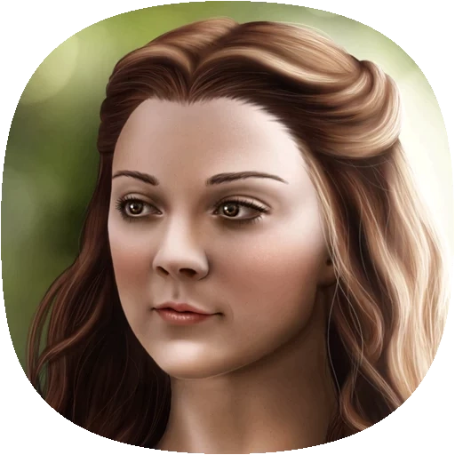 portrait, woman, young woman, margeri tirell, game of thrones margeri tirell art