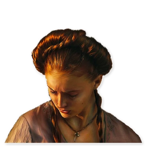 wanita muda, game of thrones, seni sansa stark, permainan sansa thrones, sansa stark