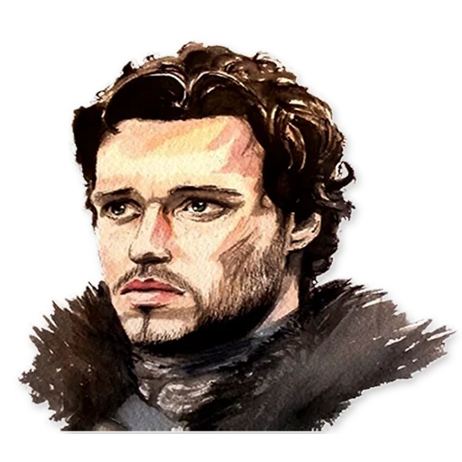 the male, robb stark, robb stark art, robb stark king art, john snow game of thrones
