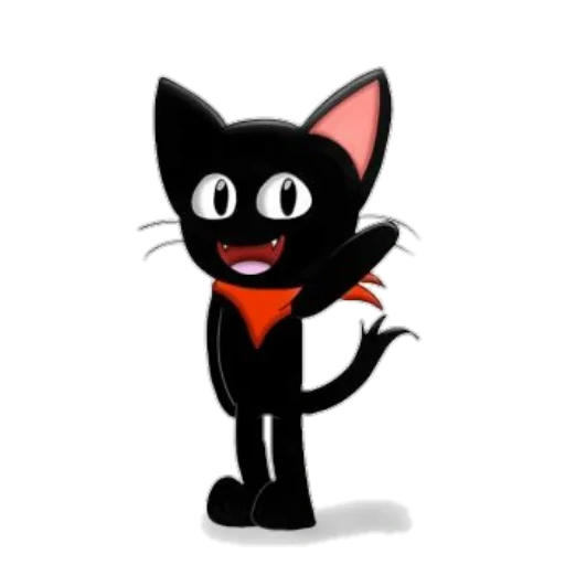 chat, chat, chat noir, gamercat art, le chaton est noir