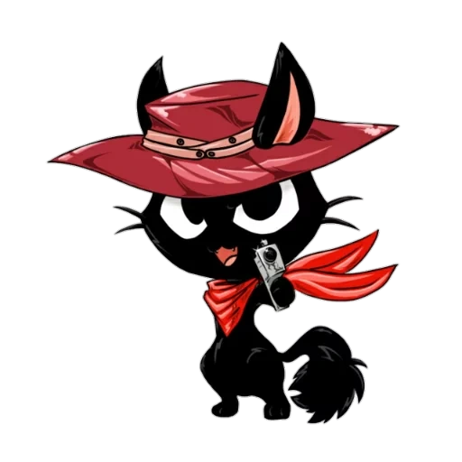 animation, halloween, halloween in pony town, devil cat has no background, kwami halloween tiki witch