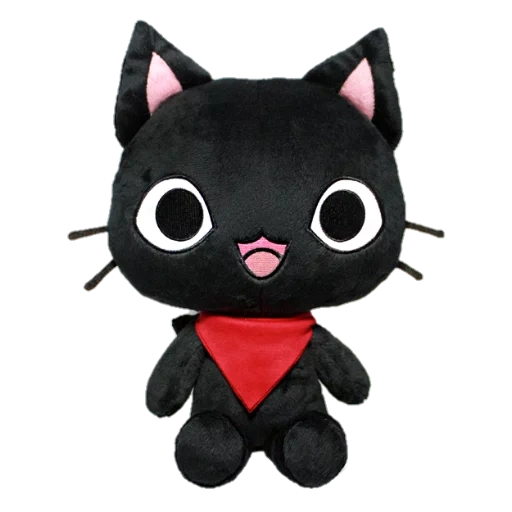 chococat stuff, jouets, jouet chococat, hello kitty choko kat, dessin animé de chat noir