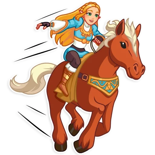 zelda, horse vector, the legend zelda, cowboy horse clipart, series the legend zelda