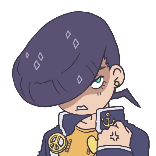 джоджо, окуясу, josuke chibi, джоджо ватсап, наклейки дио джоджо