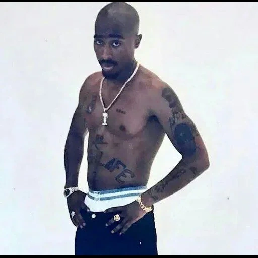 tupac shakur, fors-majors, tupak 50 niggaz, tupaca tug life tattoo