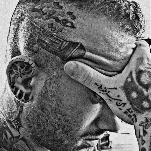 tatuagem na cabeça, post malone bald, tatuagens na cabeça, esboços de tatuagem, tatuagem masculina