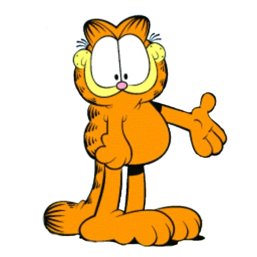 garfield, cat garfield, cartoon garfield, gatto rosso garfield, eroi del cartone animato garfield