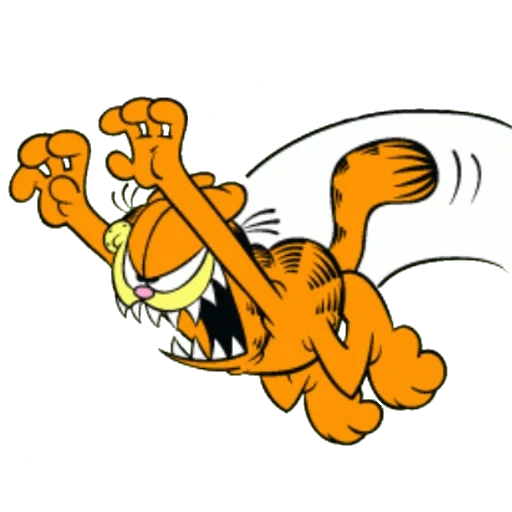 гарфилд, garfield, гарфилд миской, гарфилд монстр