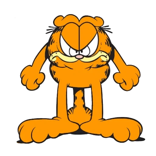 garfield, garfield está bailando, dibujo de garfield, caricatura de garfield, héroes de la caricatura garfield