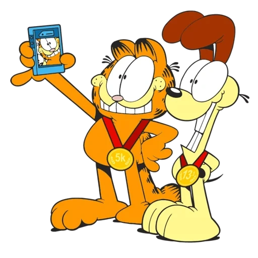 garfield, garfield, garfield oddi, personaggi di garfield, garfield oddi john